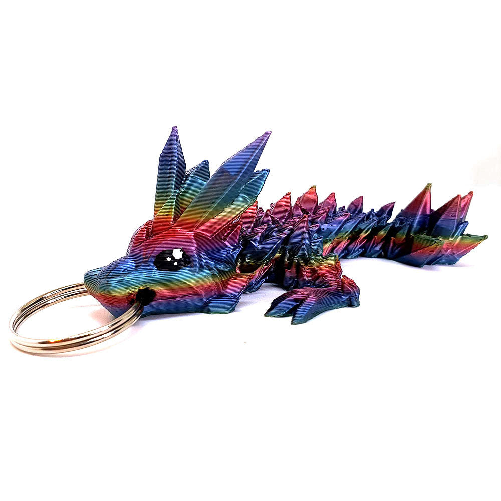 Crystal Dragon Wyrmling Keychain Blind Bag