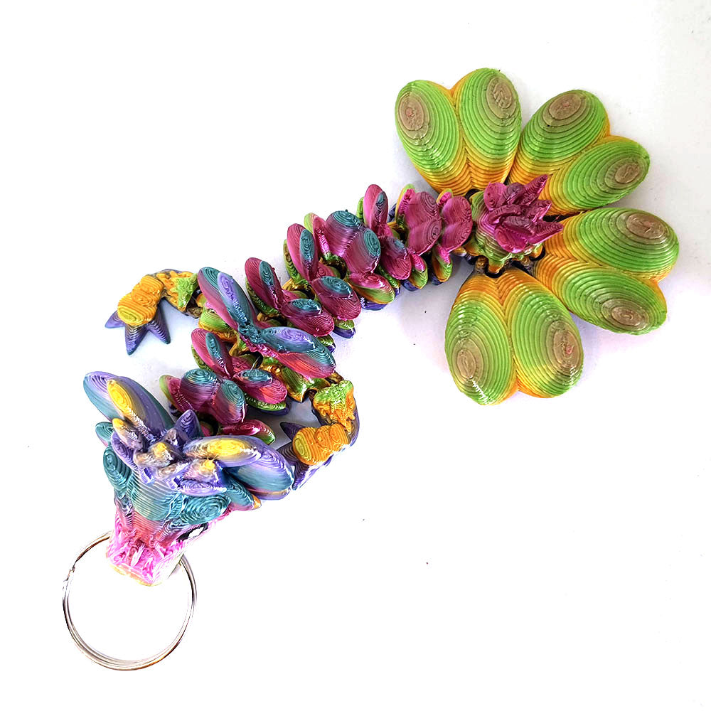 Clover Dragon Wyrmling Keychain Blind Bag