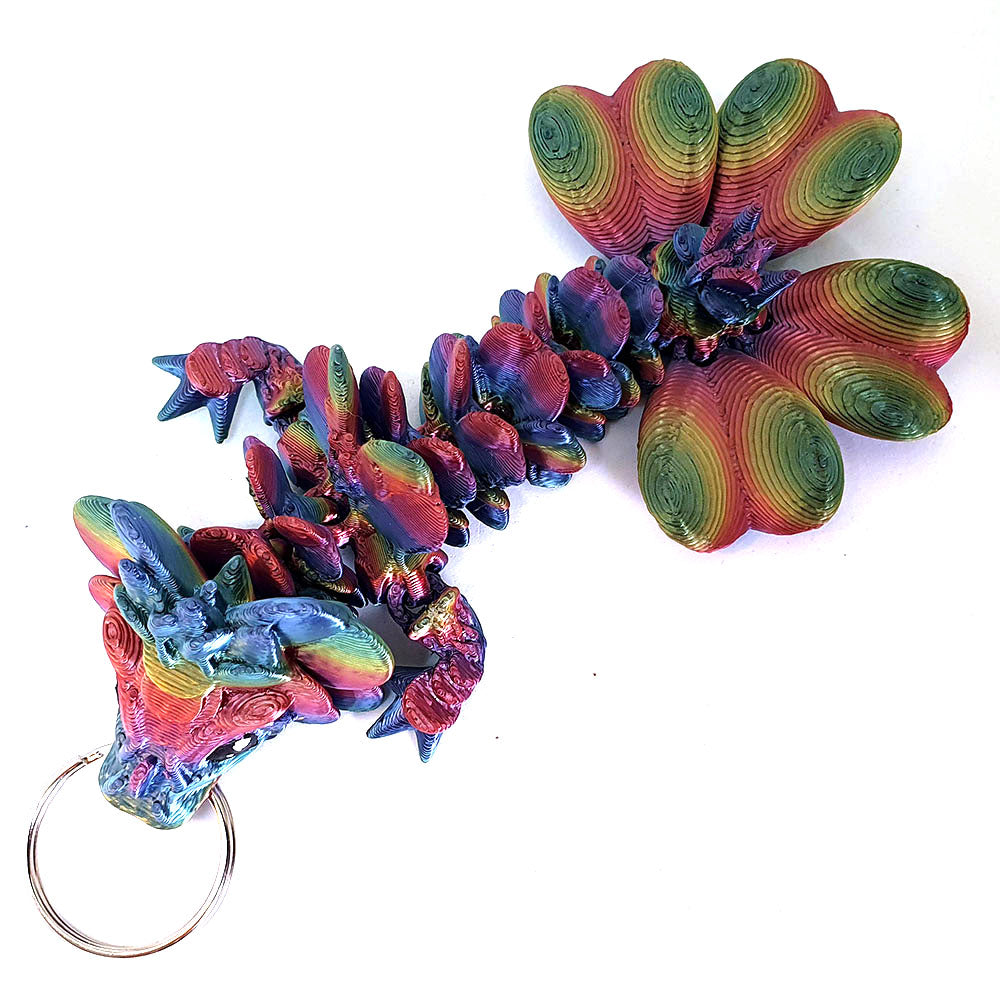 Clover Dragon Wyrmling Keychain Blind Bag