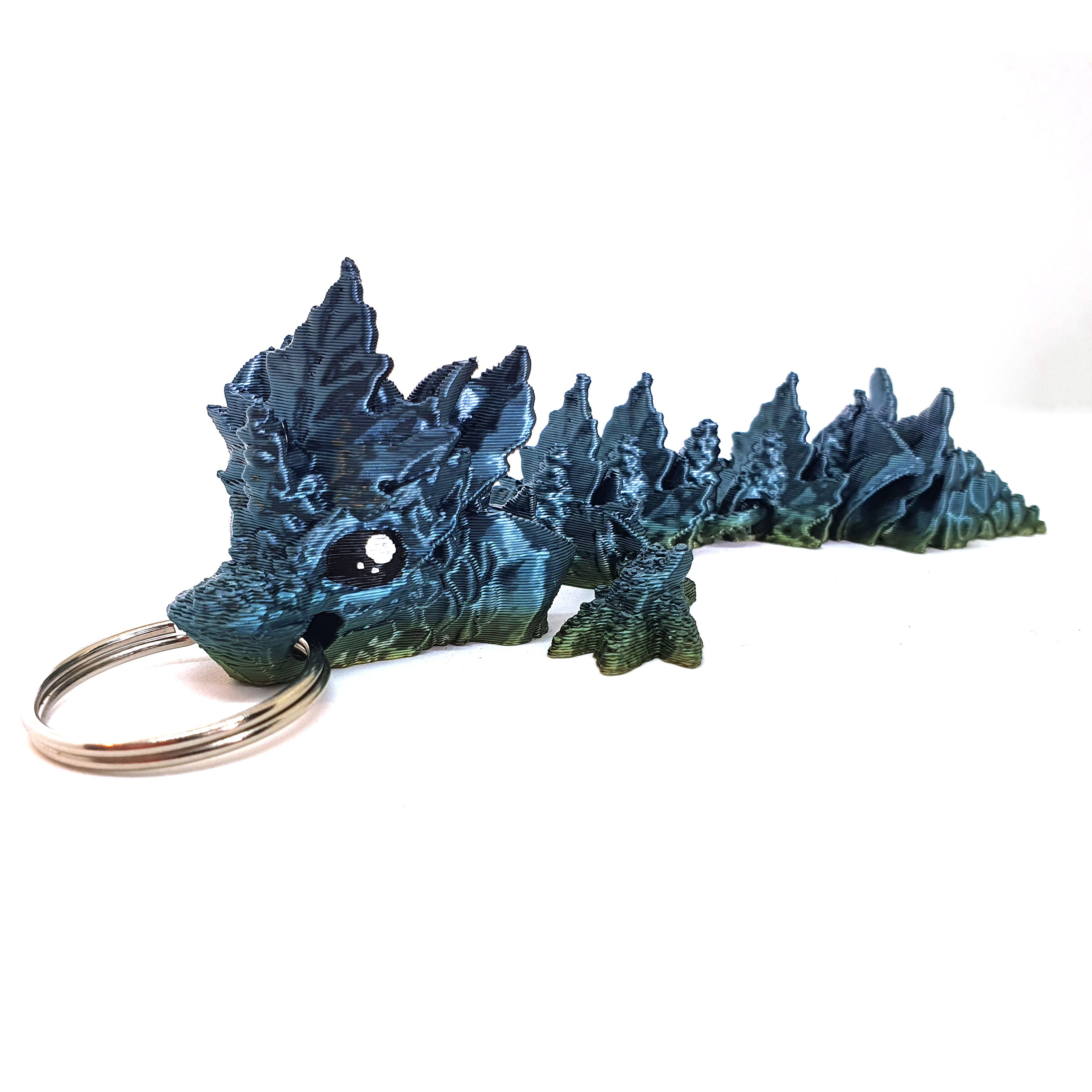 Autumn Dragon Wyrmling Keychain Blind Bag