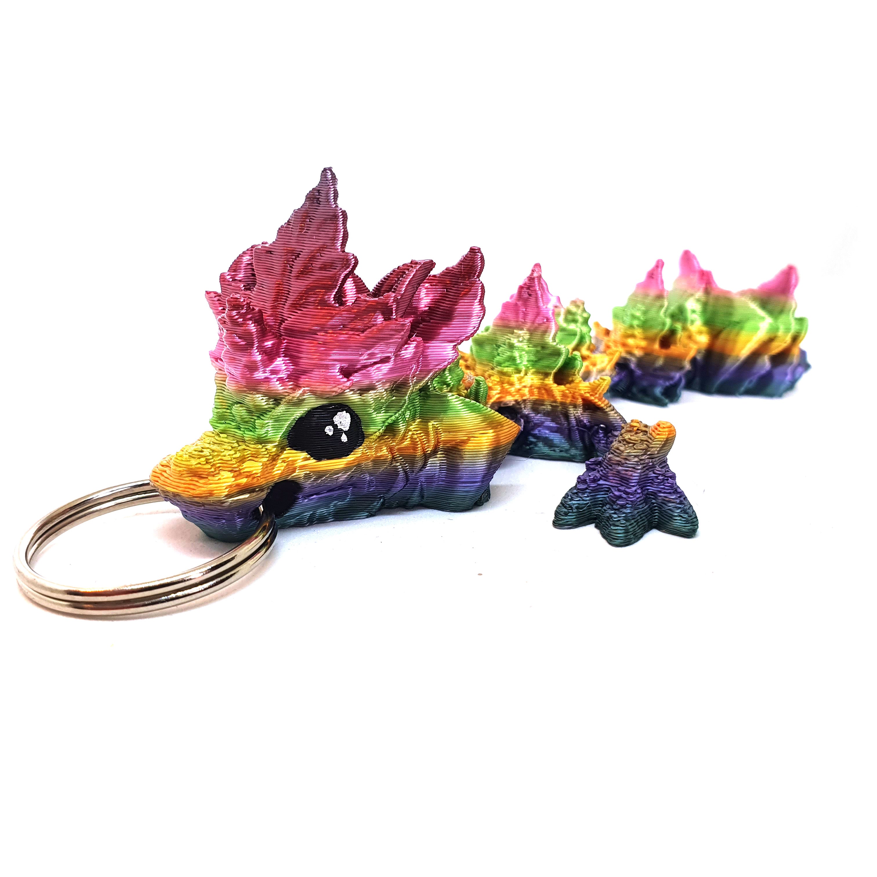 Autumn Dragon Wyrmling Keychain Blind Bag