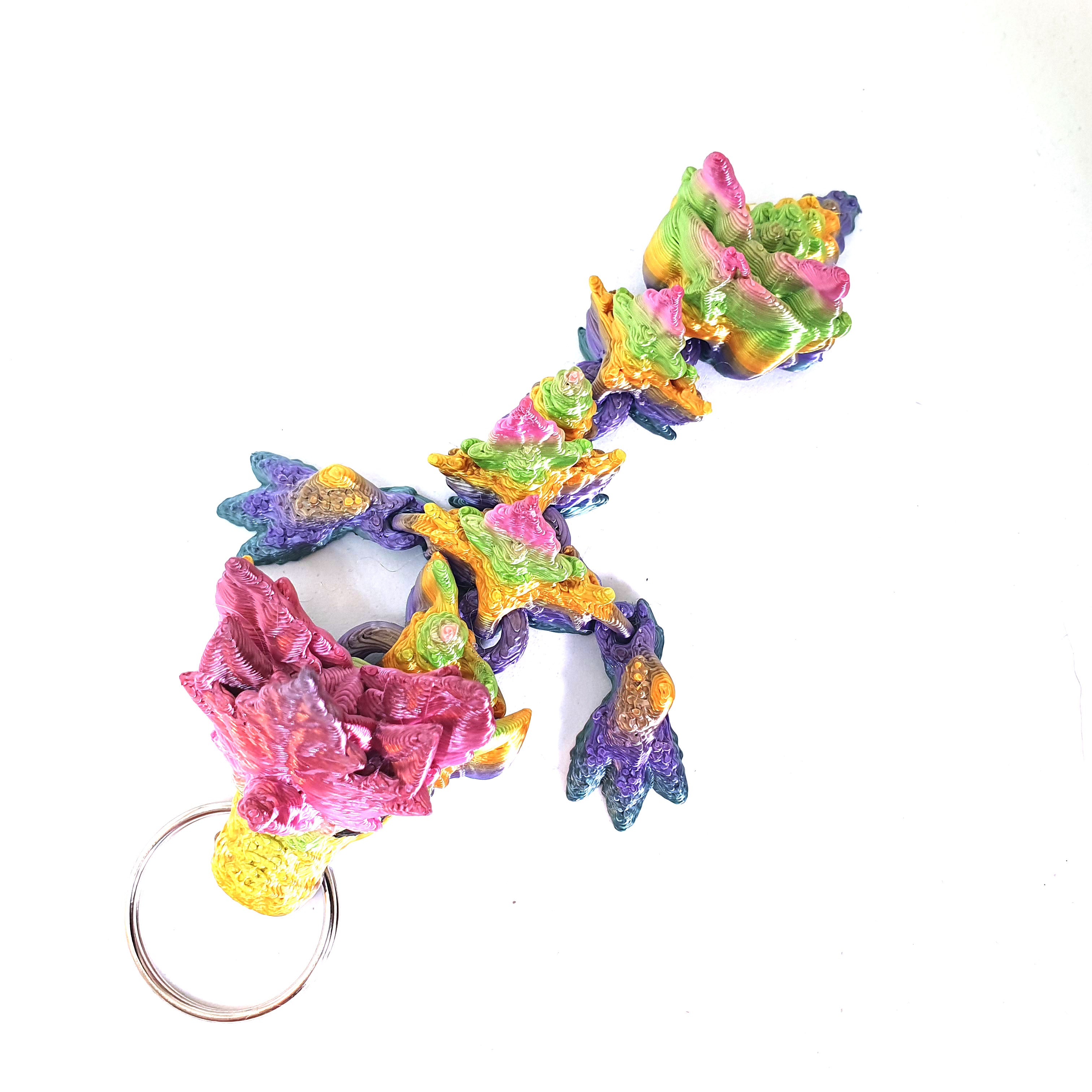 Autumn Dragon Wyrmling Keychain Blind Bag
