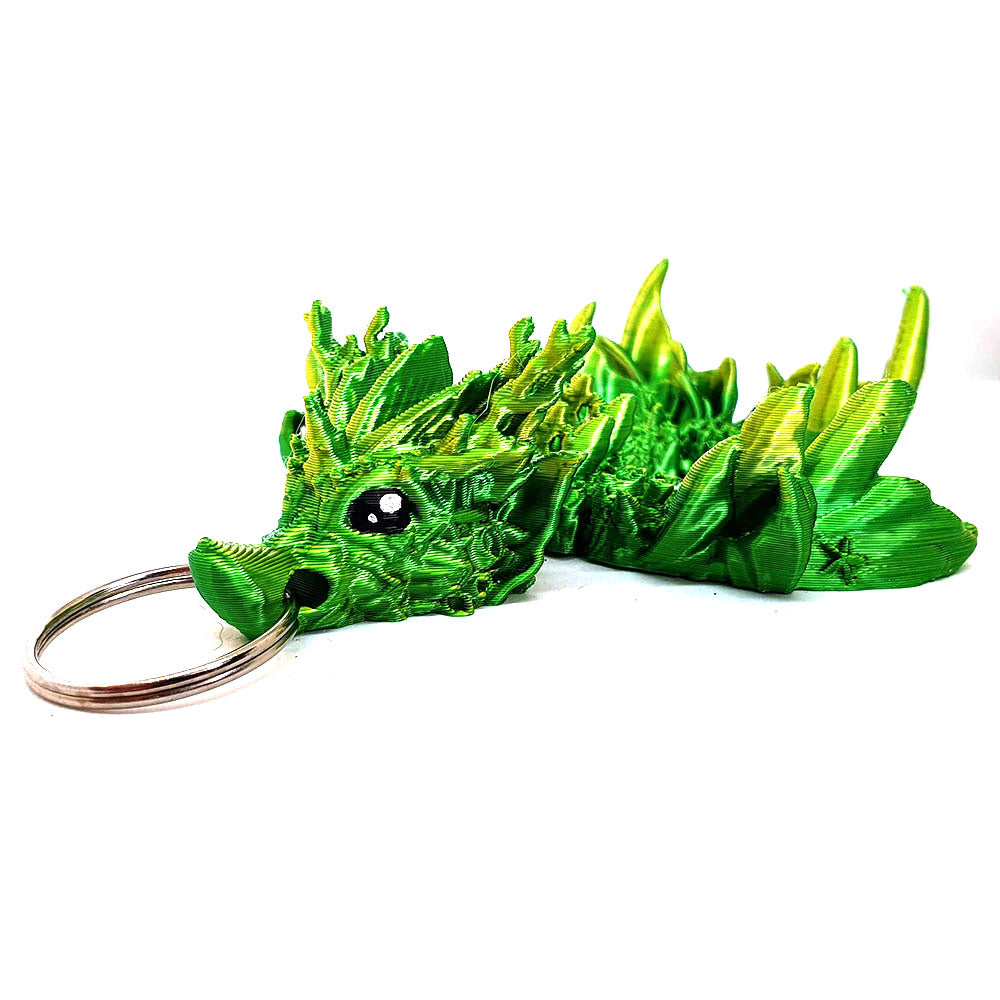Coral Reef Dragon Wyrmling Keychain Blind Bag