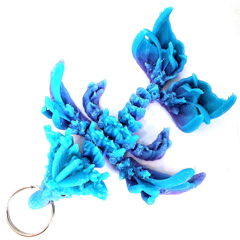 Coral Reef Dragon Wyrmling Keychain Blind Bag
