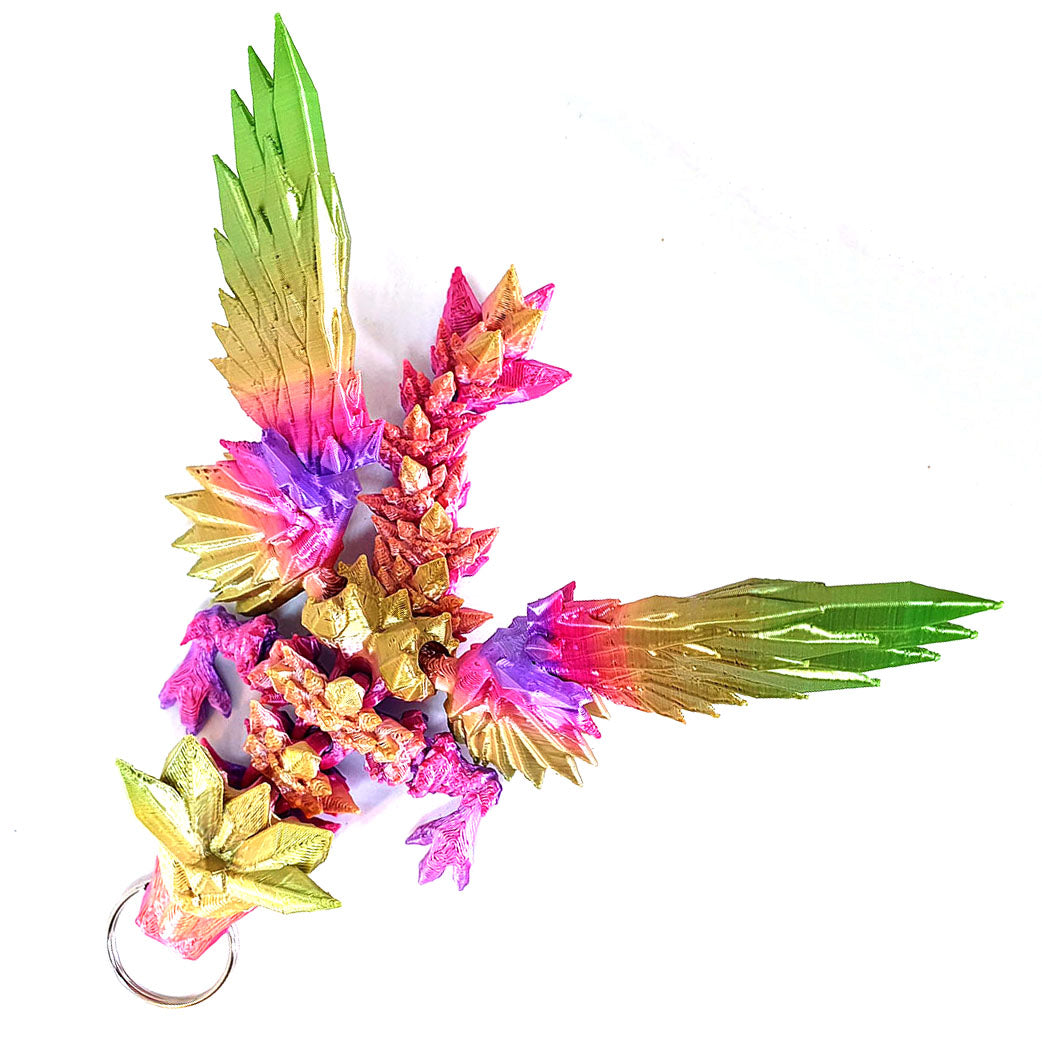 Crystal Wing Dragon Wyrmling Keychain Blind Bag