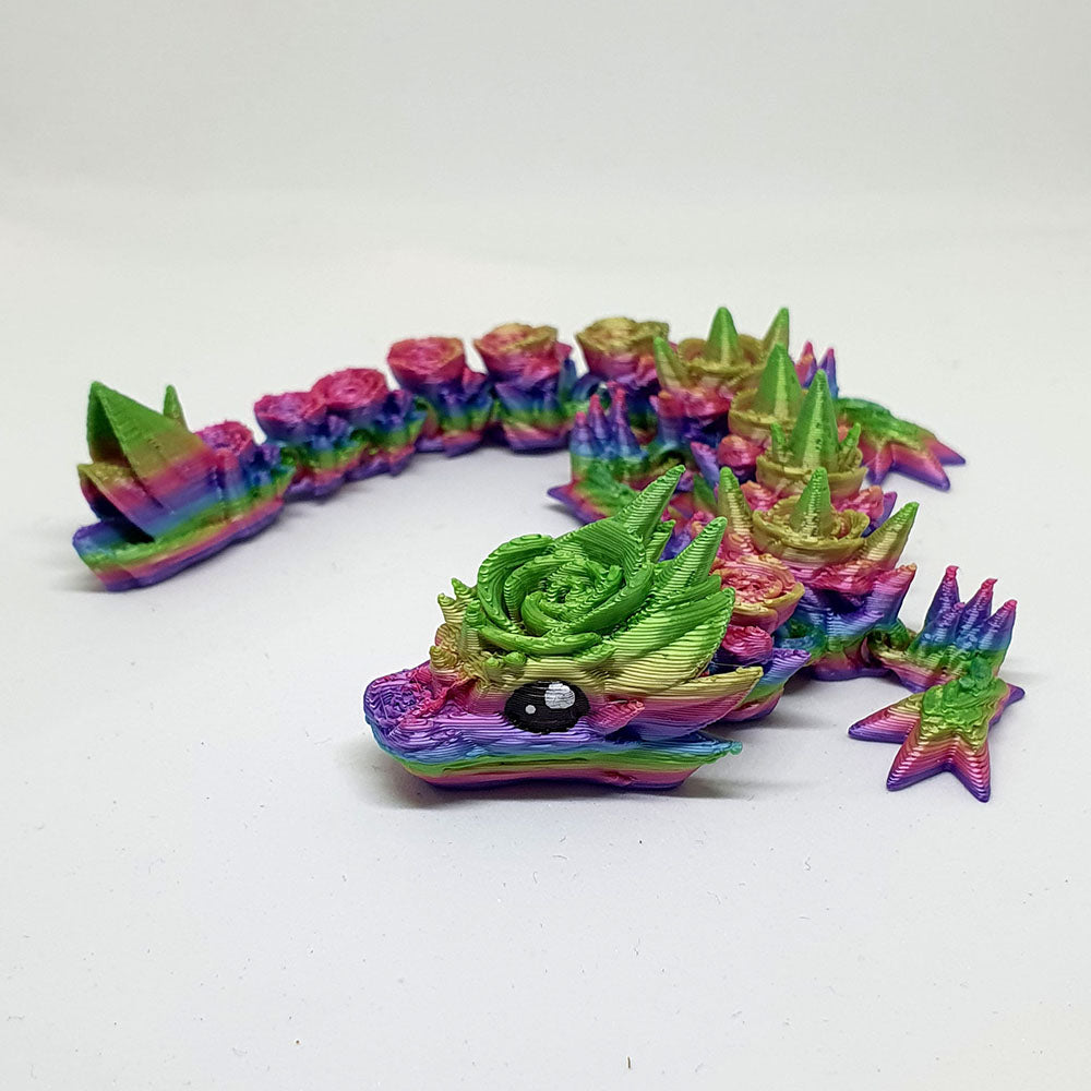 Rose Articulated Baby Dragon - A Blind Bag