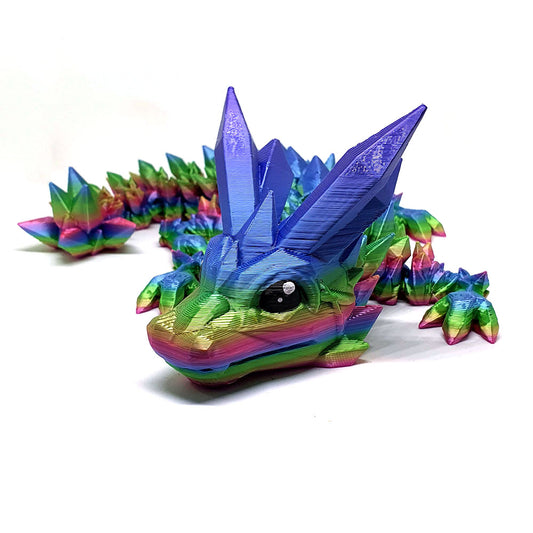 Crystal Articulated Baby Dragon - A Blind Bag