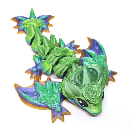 Rose Wyvern Articulated Baby Dragon