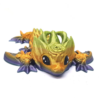 Rose Wyvern Articulated Baby Dragon - A Blind Bag