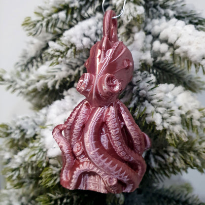 Octopunk Christmas Tree Ornament