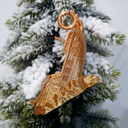 Sunken Pirate Ship Christmas Tree Ornament