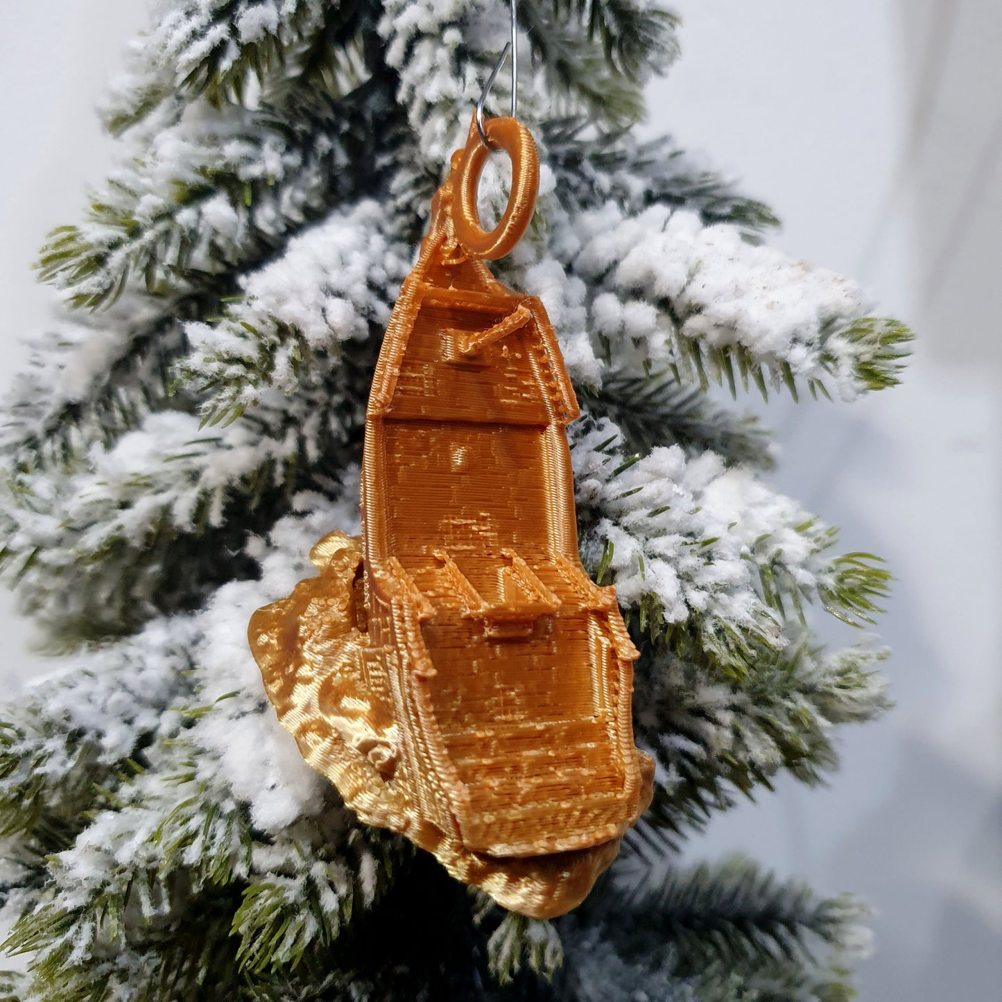 Sunken Pirate Ship Christmas Tree Ornament