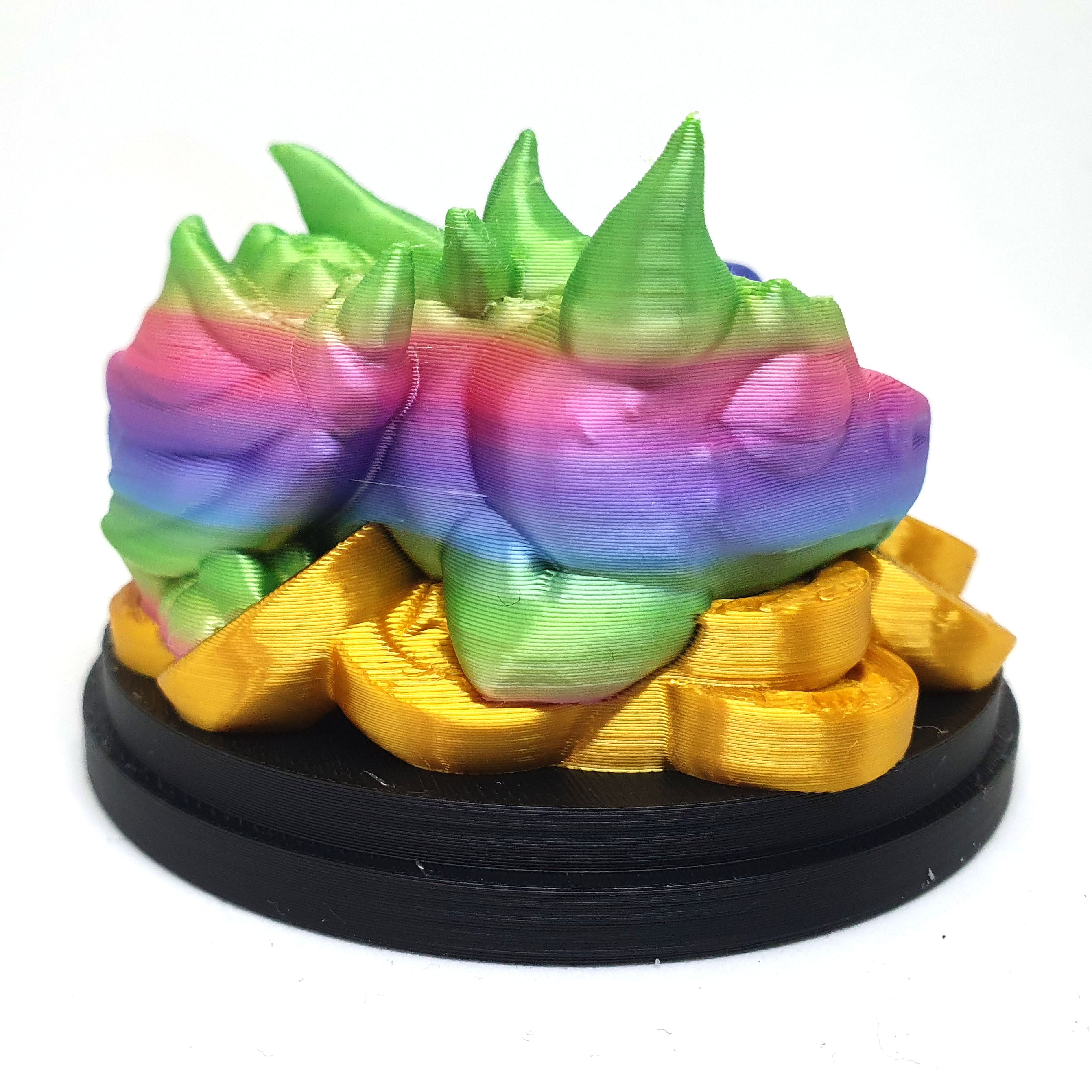 Baby Dragon On Coins Dice Guardian