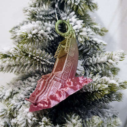 Sunken Pirate Ship Christmas Tree Ornament