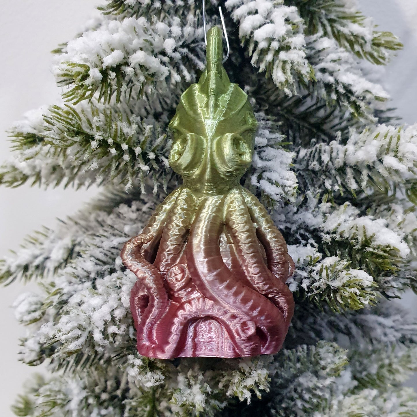 Octopunk Christmas Tree Ornament