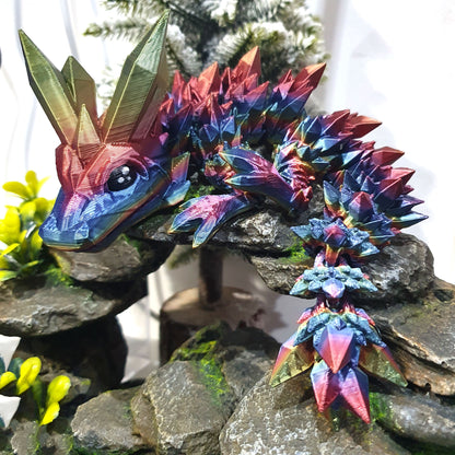 Crystal Articulated Baby Dragon