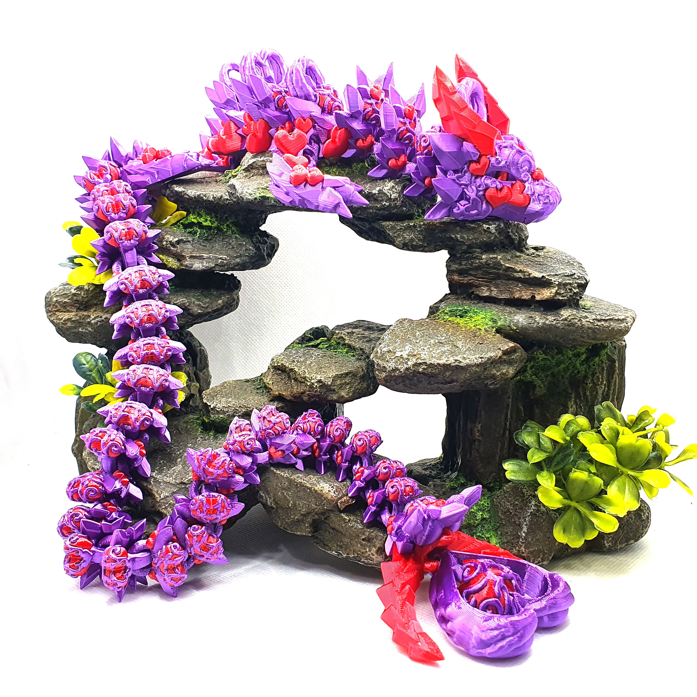 Dark Heart Articulated Adult Dragon