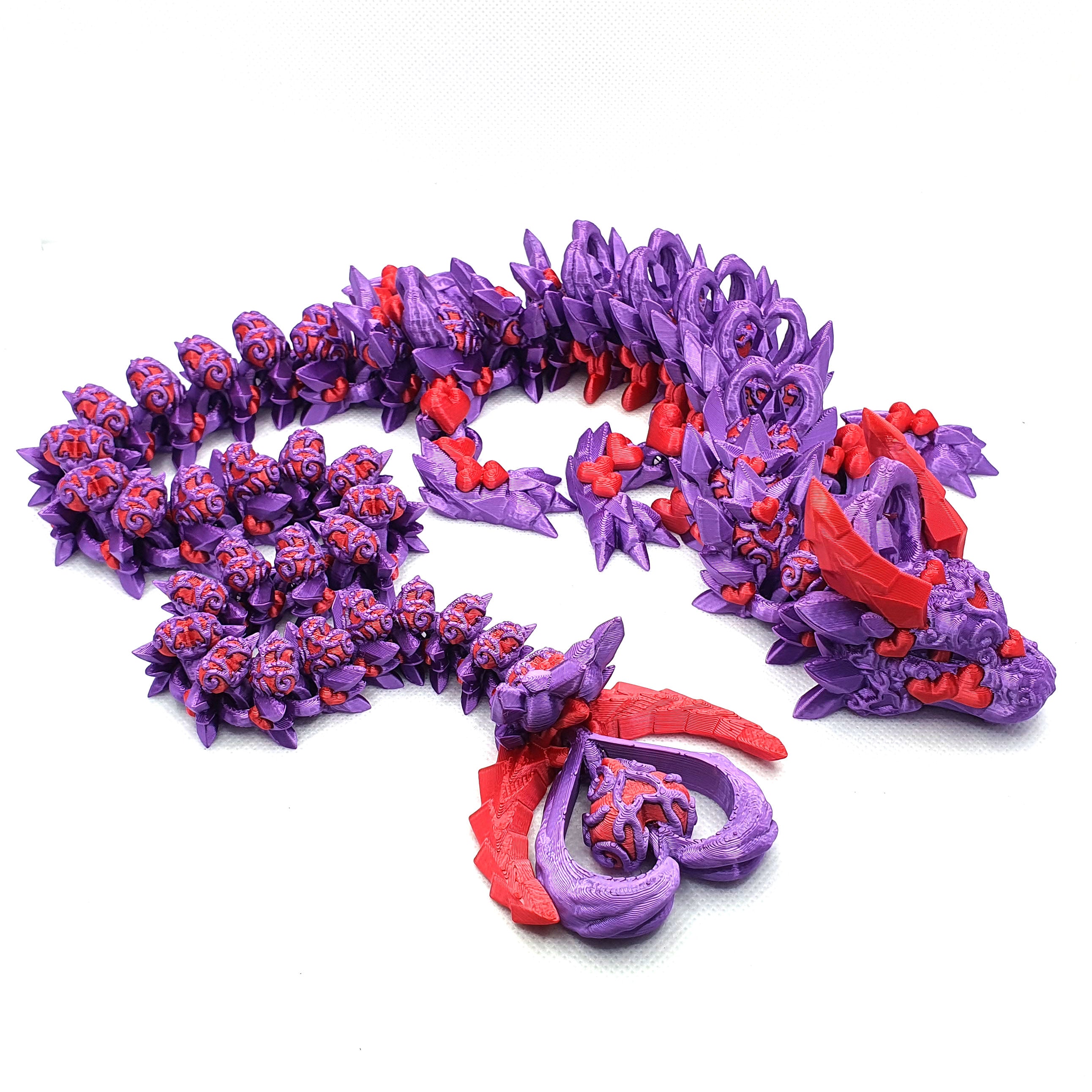 Dark Heart Articulated Adult Dragon