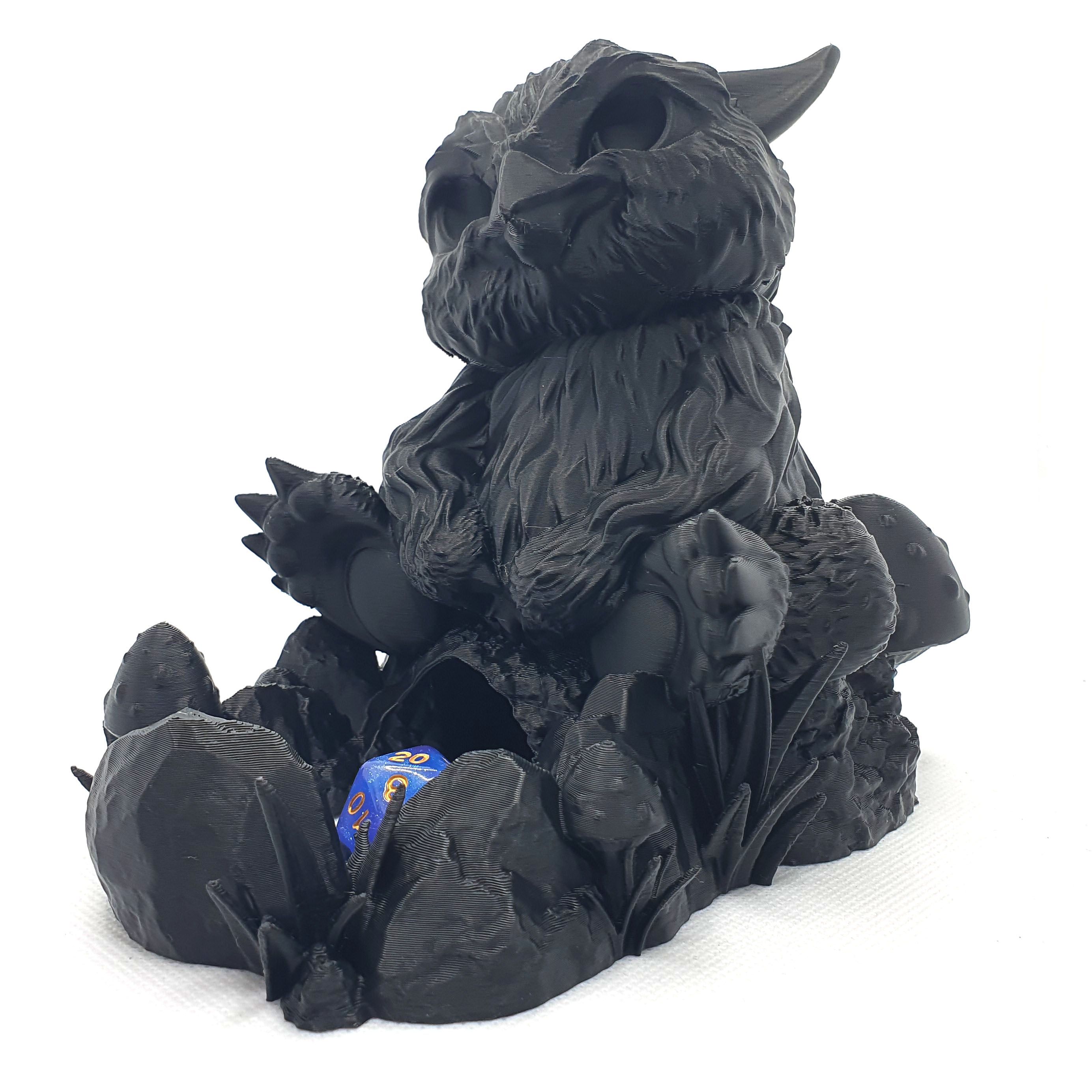 Baby Owlbear Dice Tower