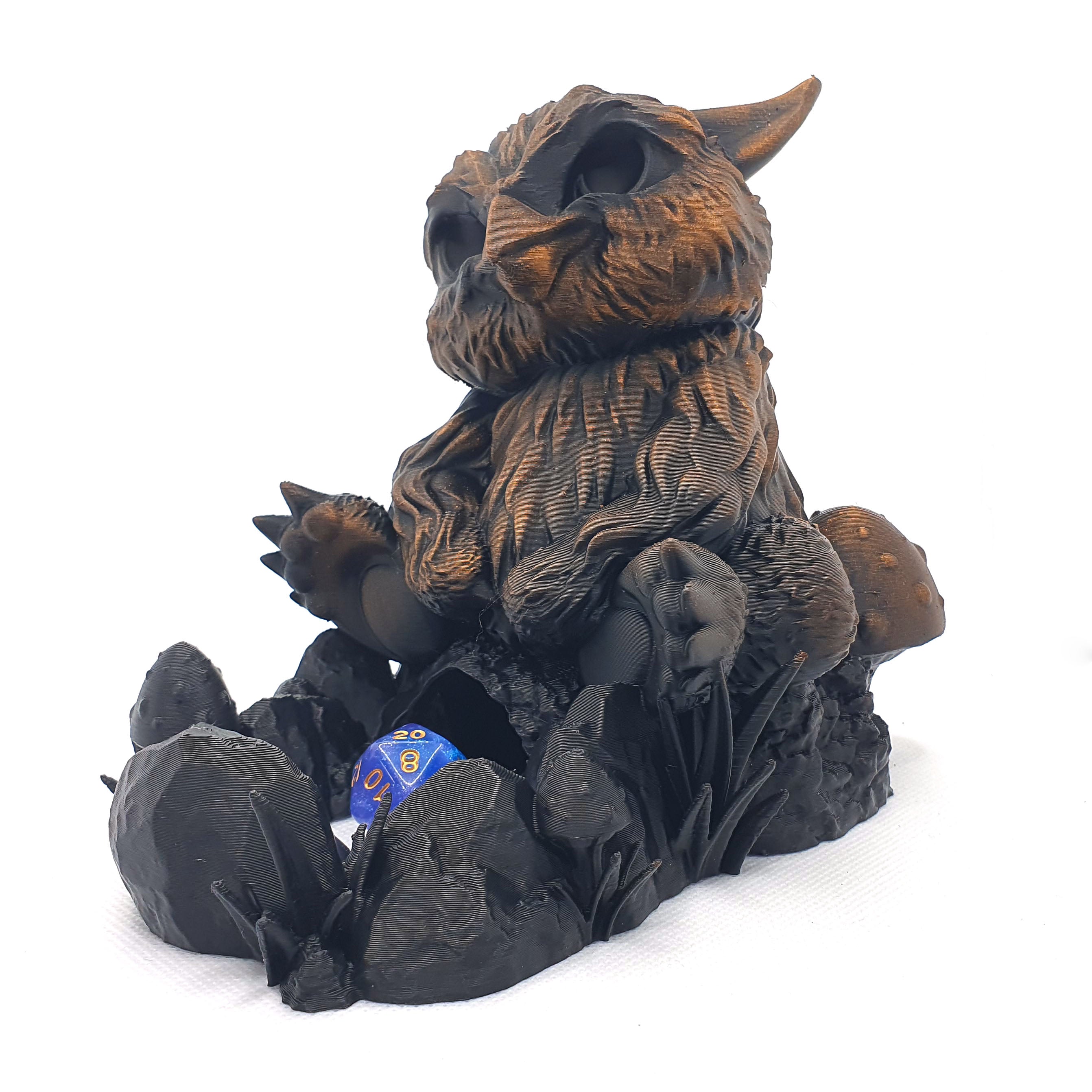 Baby Owlbear Dice Tower