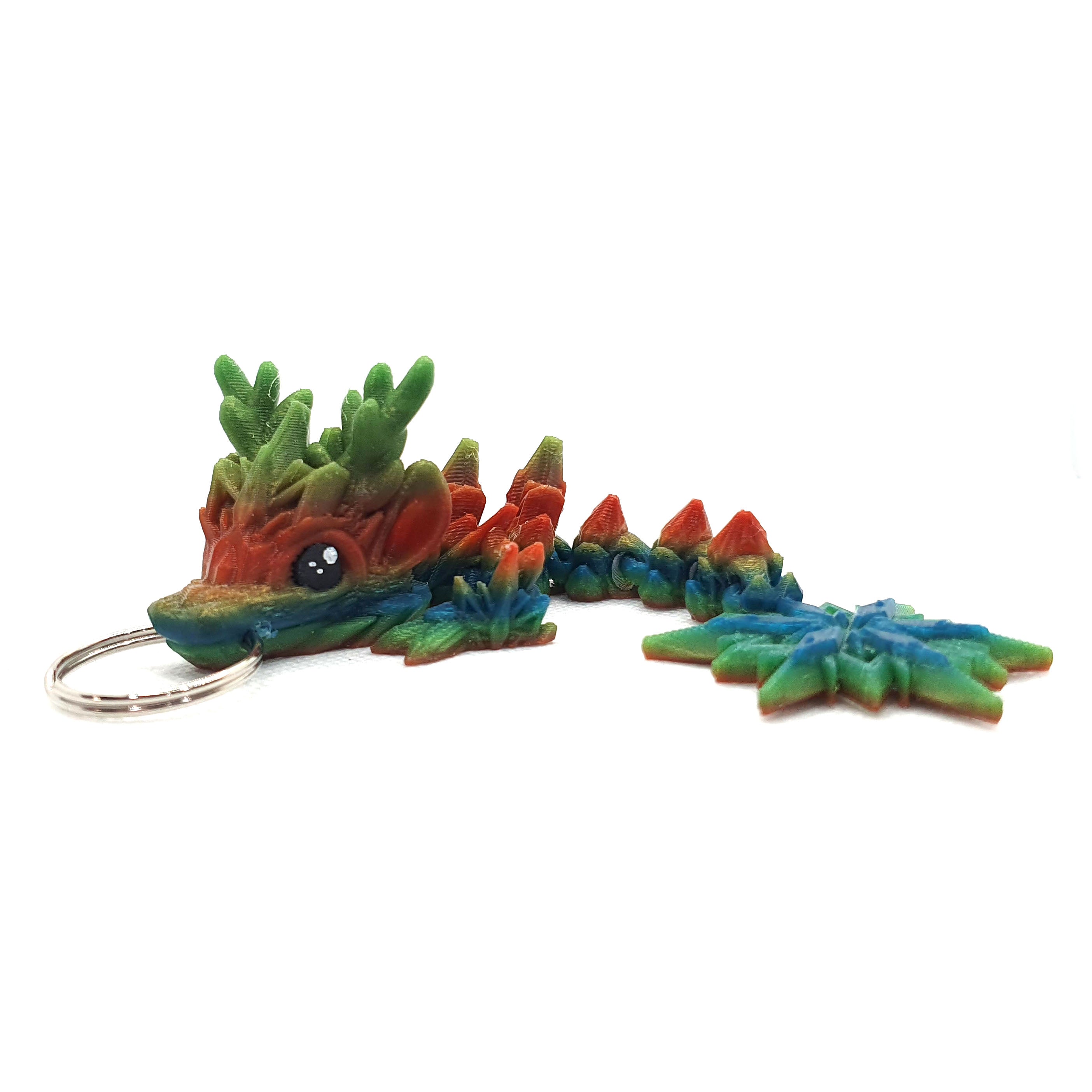 Winter Dragon Wyrmling Keychain Blind Bag