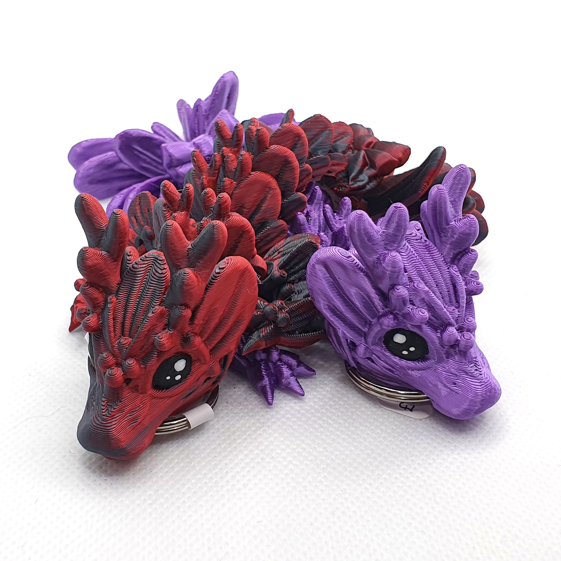 Mistletoe Dragon Wyrmling Keychain Blind Bag