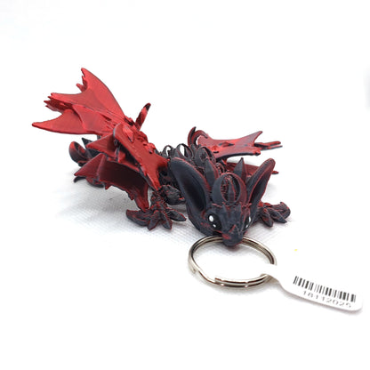 Night Wing Dragon Wyrmling Keychain Blind Bag