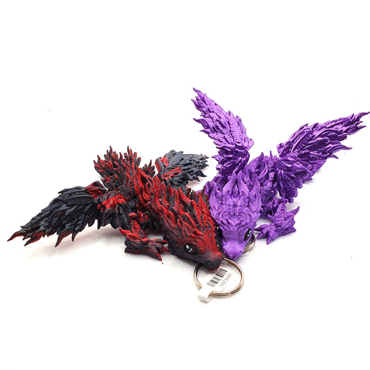 Phoenix Wing Dragon Wyrmling Keychain Blind Bag