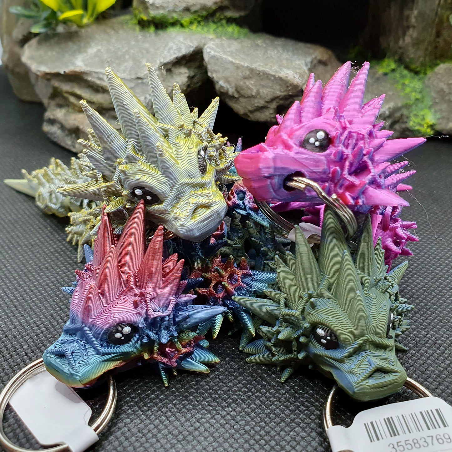 Void Sea Dragon Wyrmling Keychain Blind Bag