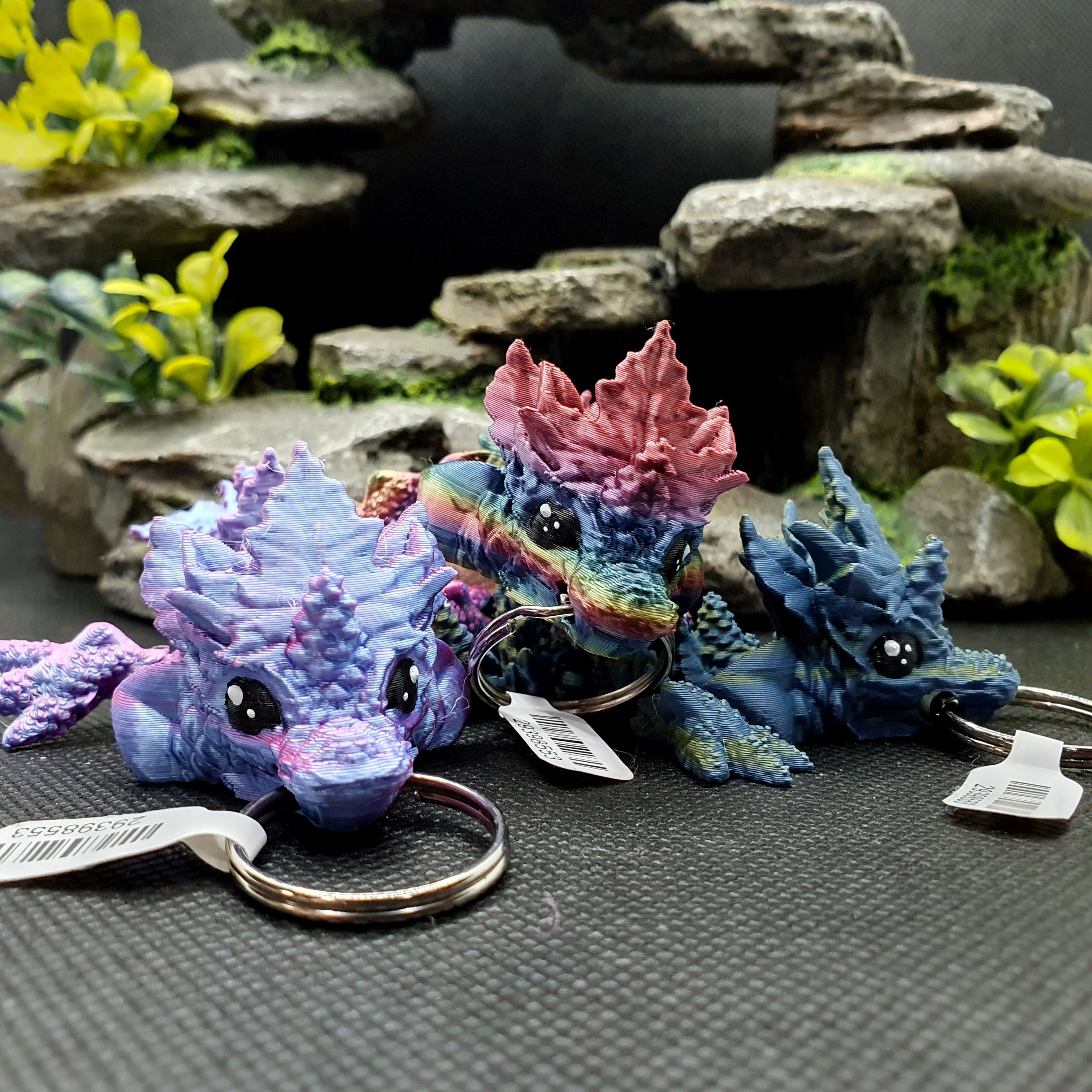 Autumn Dragon Wyrmling Keychain Blind Bag