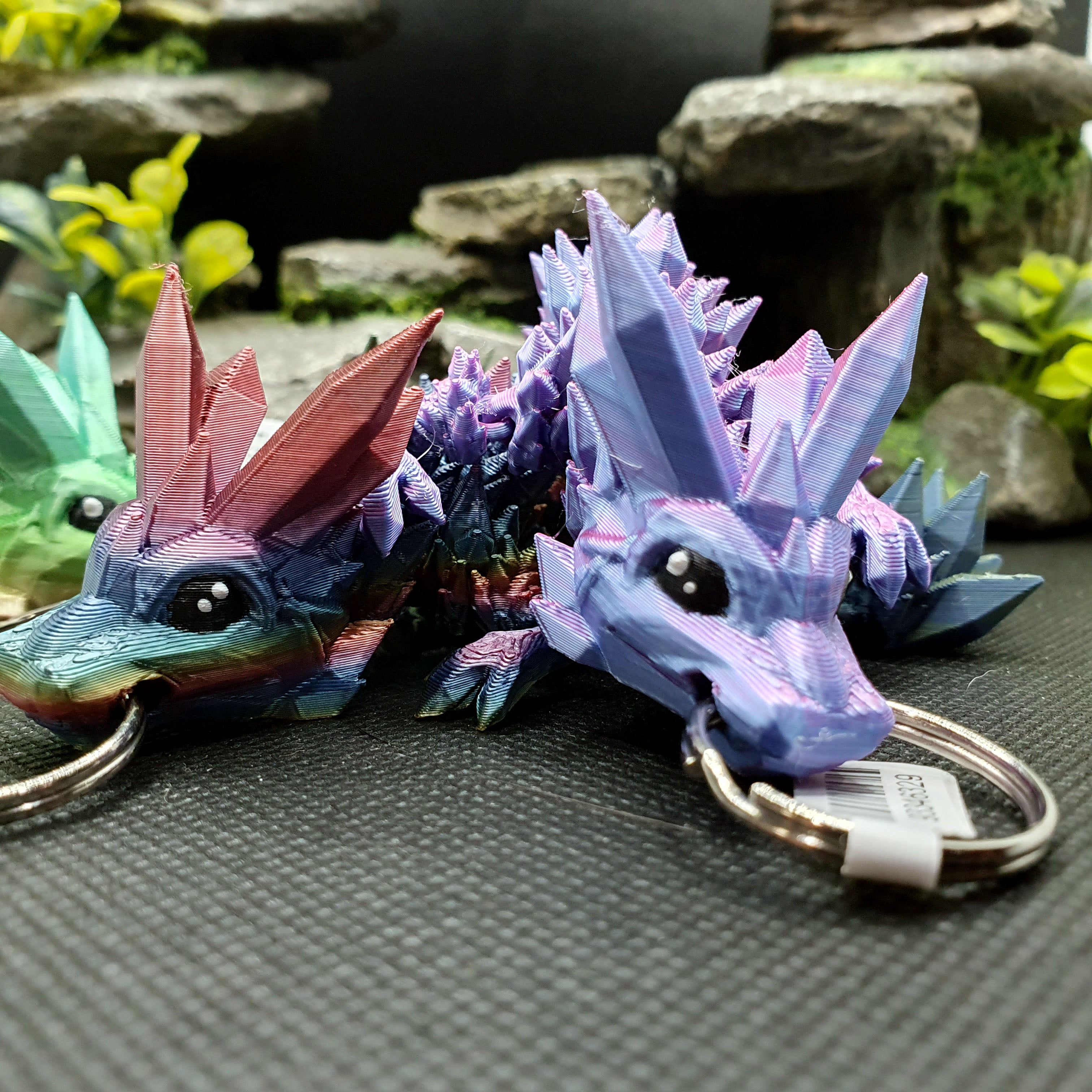 Crystal Dragon Wyrmling Keychain Blind Bag