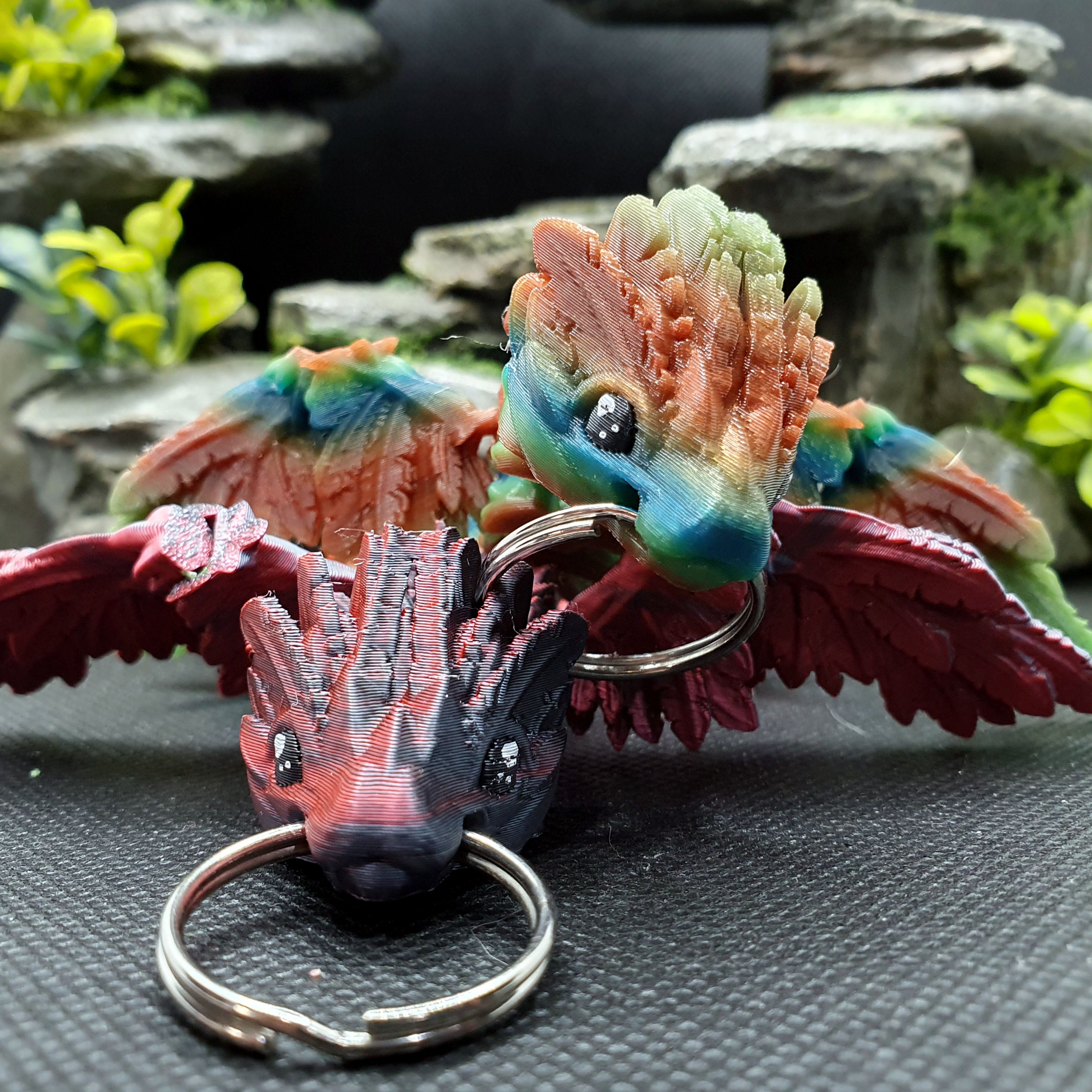 Flying Serpent Dragon Wyrmling Keychain Blind Bag