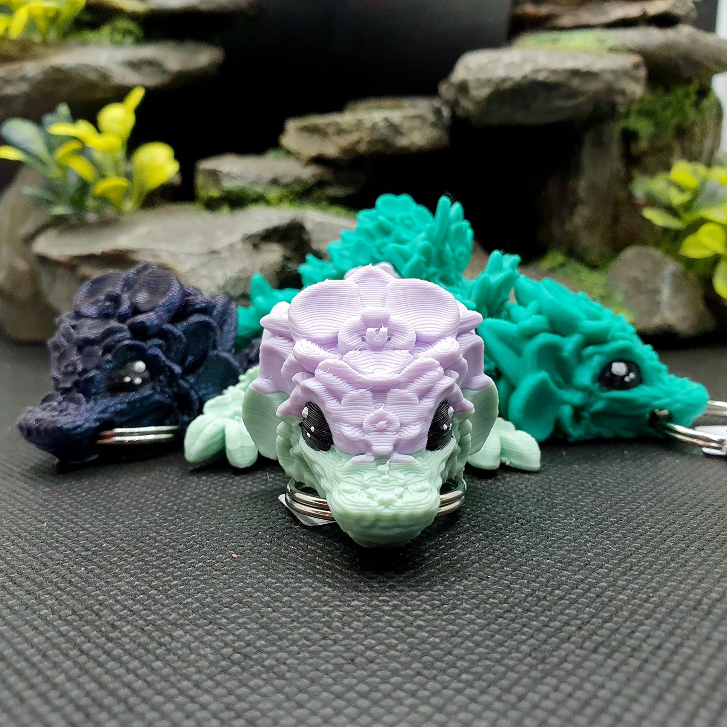 Orchid Dragon Wyrmling Keychain Blind Bag