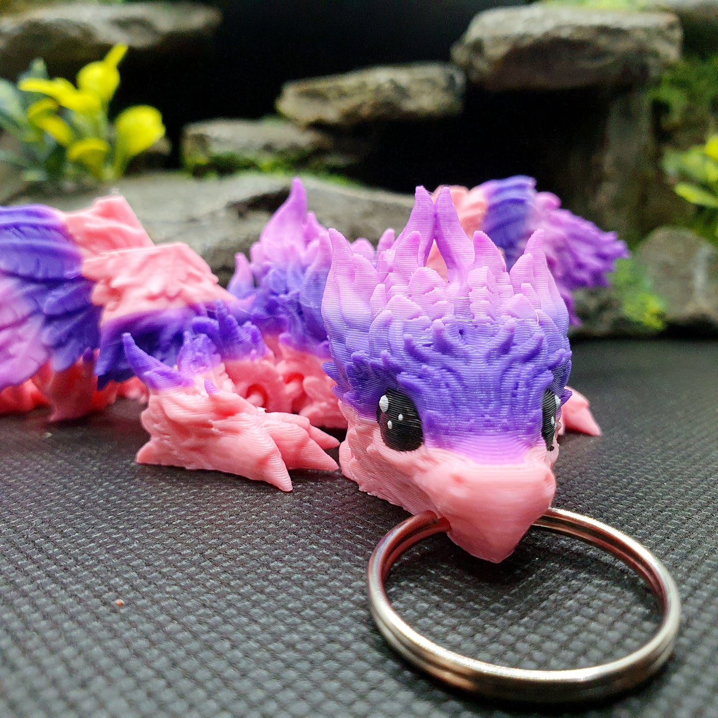 Phoenix Wing Dragon Wyrmling Keychain Blind Bag