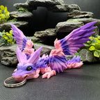 Crystal Wing Dragon Wyrmling Keychain Blind Bag