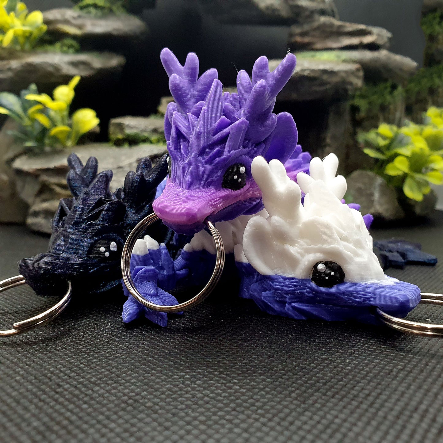 Winter Dragon Wyrmling Keychain Blind Bag