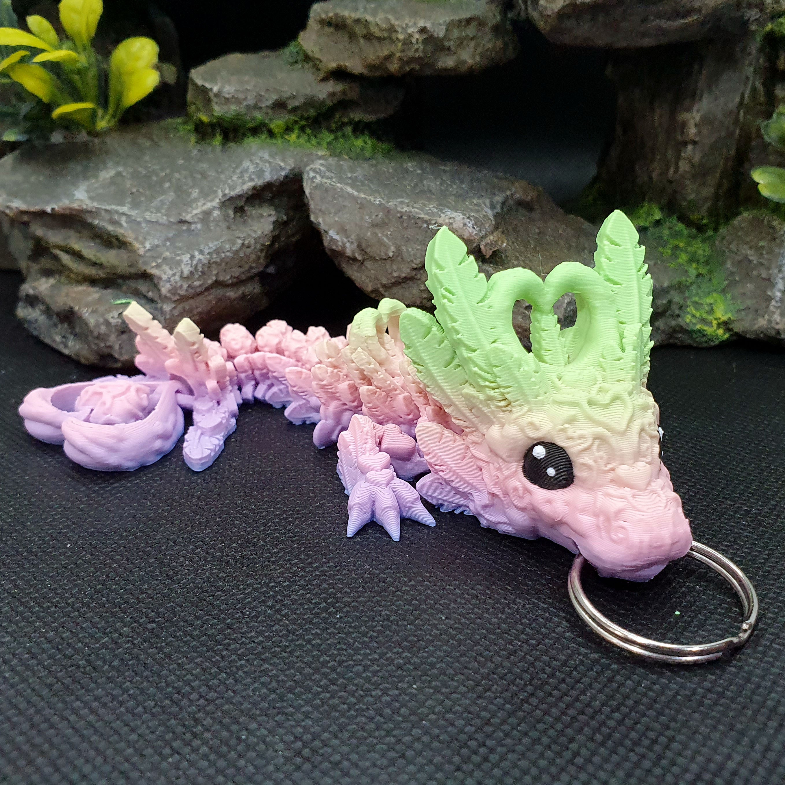 Light Heart Dragon Wyrmling Keychain Blind Bag