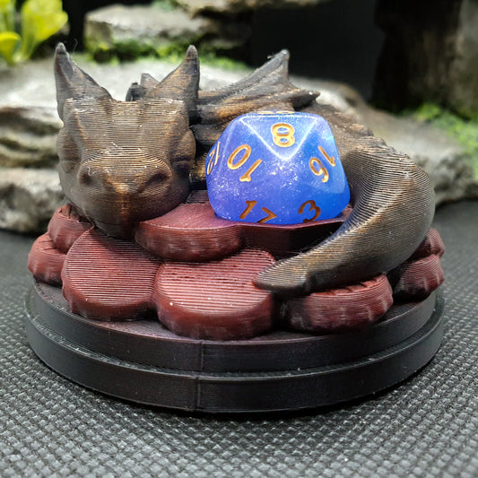 Baby Dragon On Bottlecaps Dice Guardian