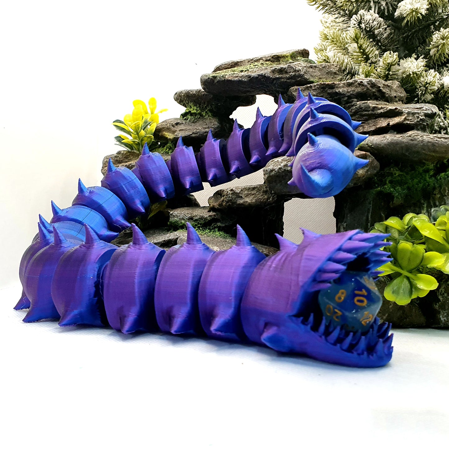 Purple Worm Articulated Dice Guardian