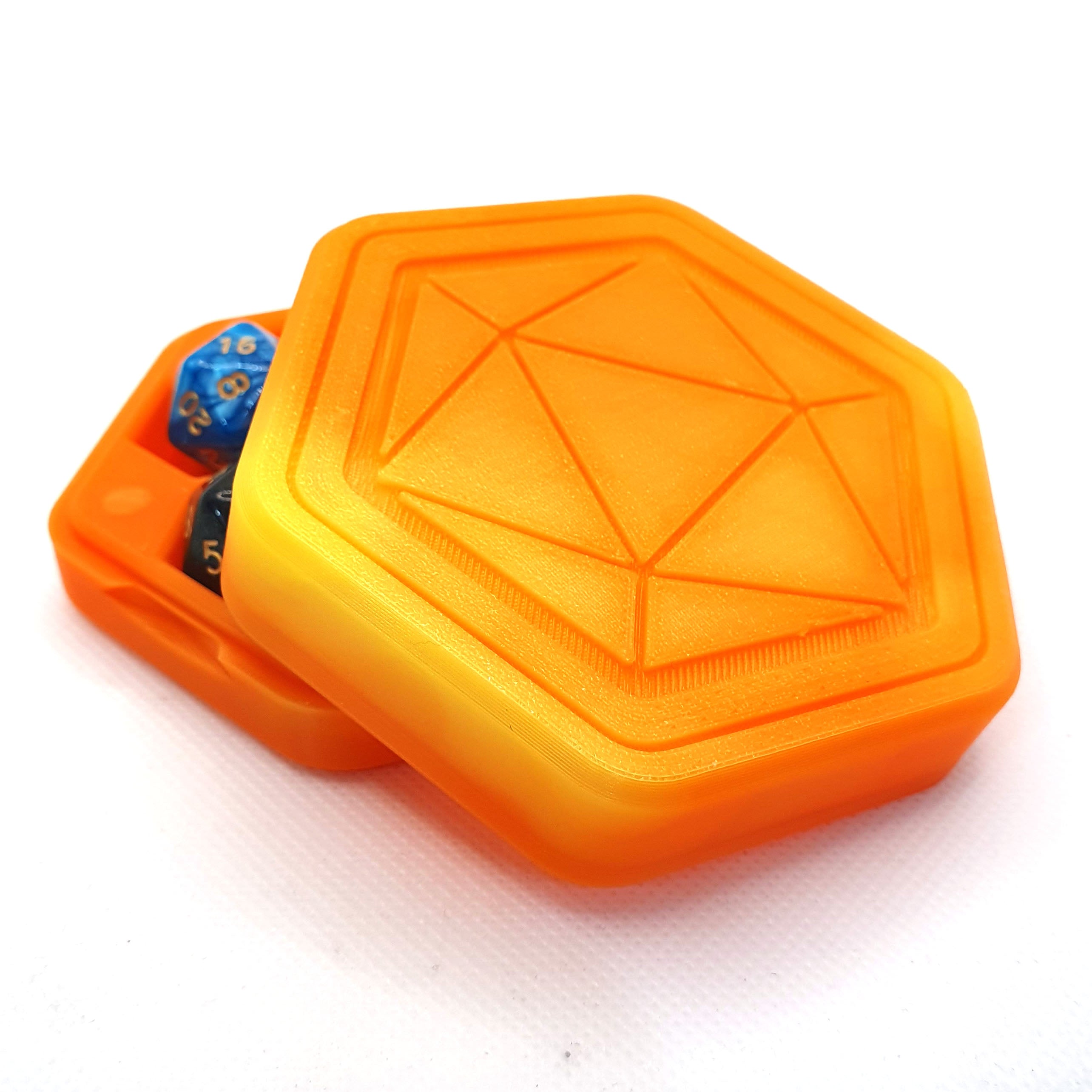 Hexagon Dice Box & Mini Roll Tray