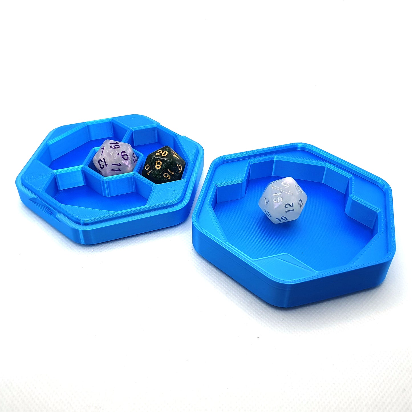 Hexagon Dice Box & Mini Roll Tray