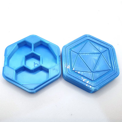 Hexagon Dice Box & Mini Roll Tray