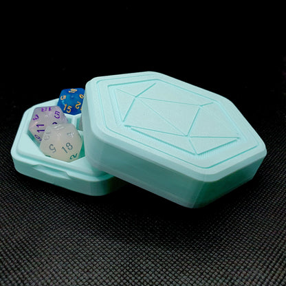 Hexagon Dice Box & Mini Roll Tray