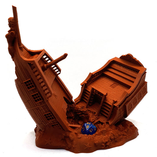 Sunken Pirate Ship Dice Tower