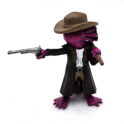 Axolotl Gunslinger 28mm Scale Miniature