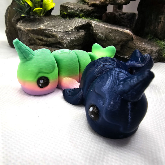 Ice Cream Narwhal Cute Articulated Fidget Blind Bag