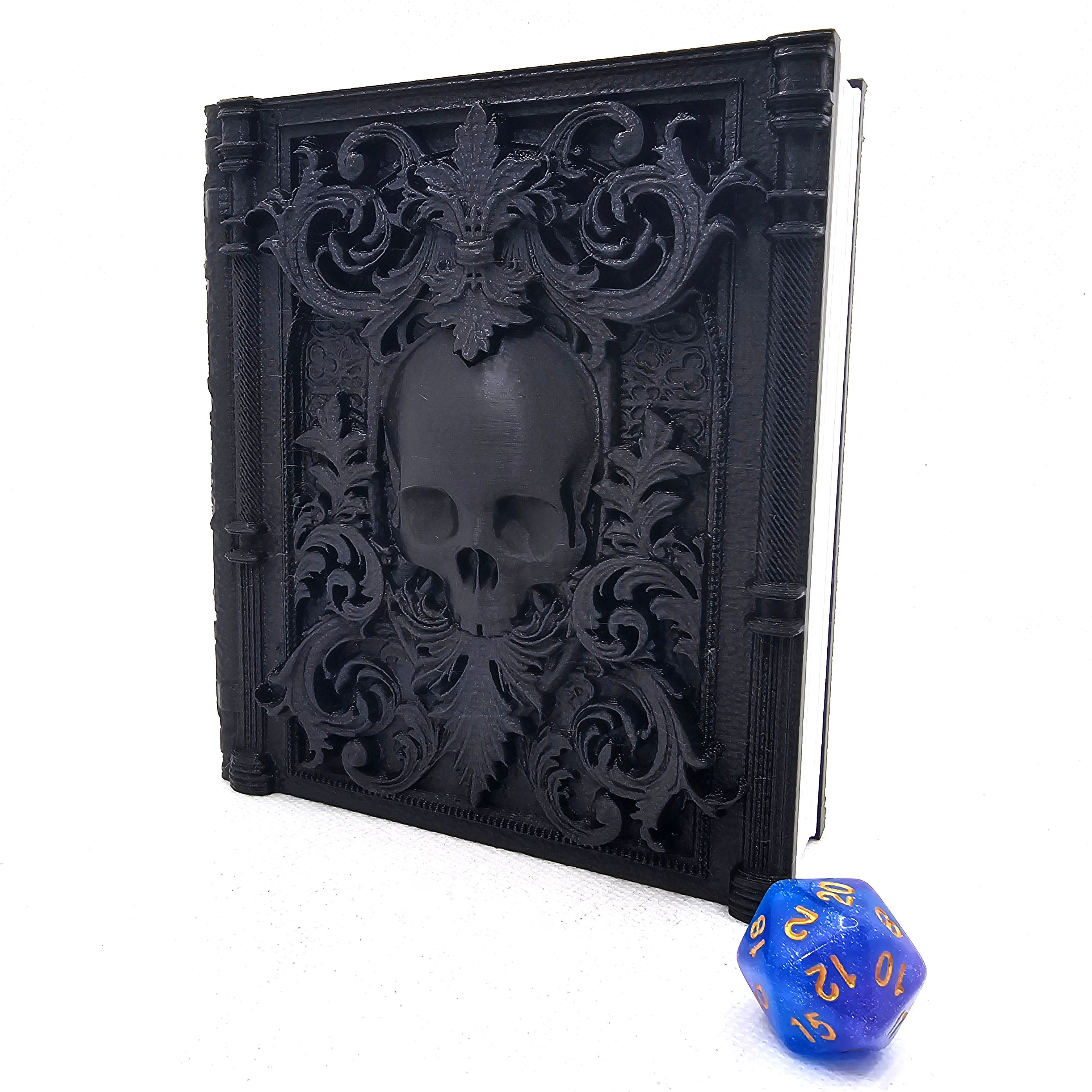 Necromancer Tome - Storage / Roll Tray / Dice Tower