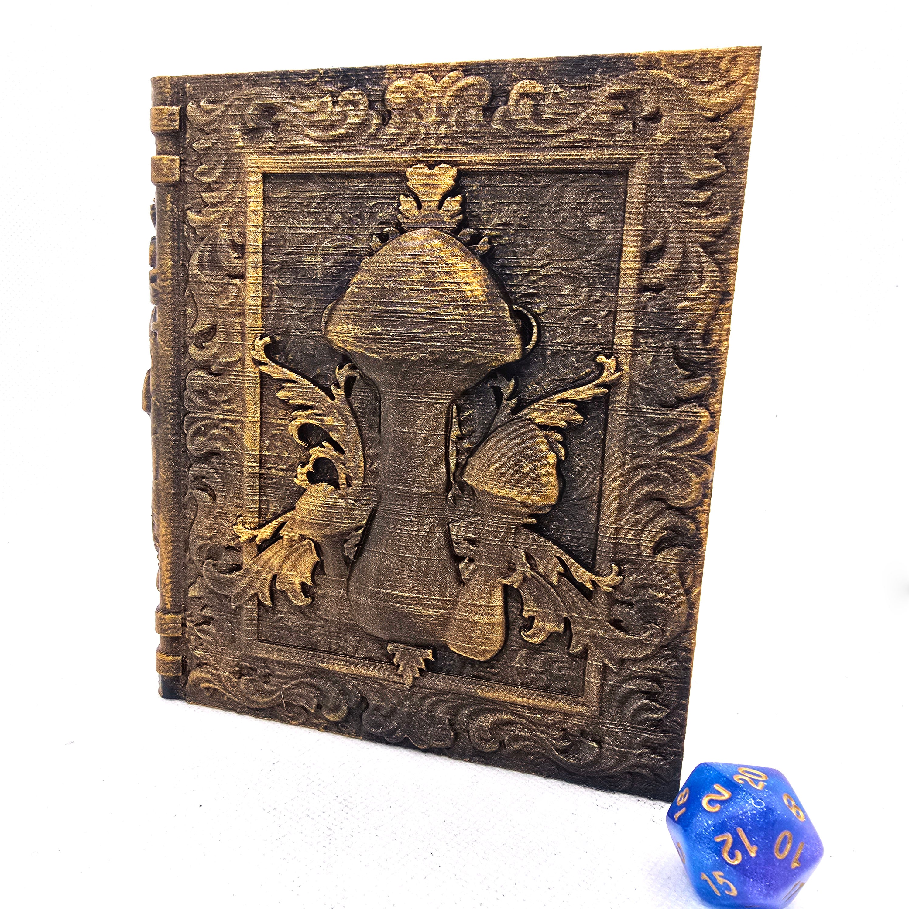 Mushroom Tome - Storage / Roll Tray / Dice Tower