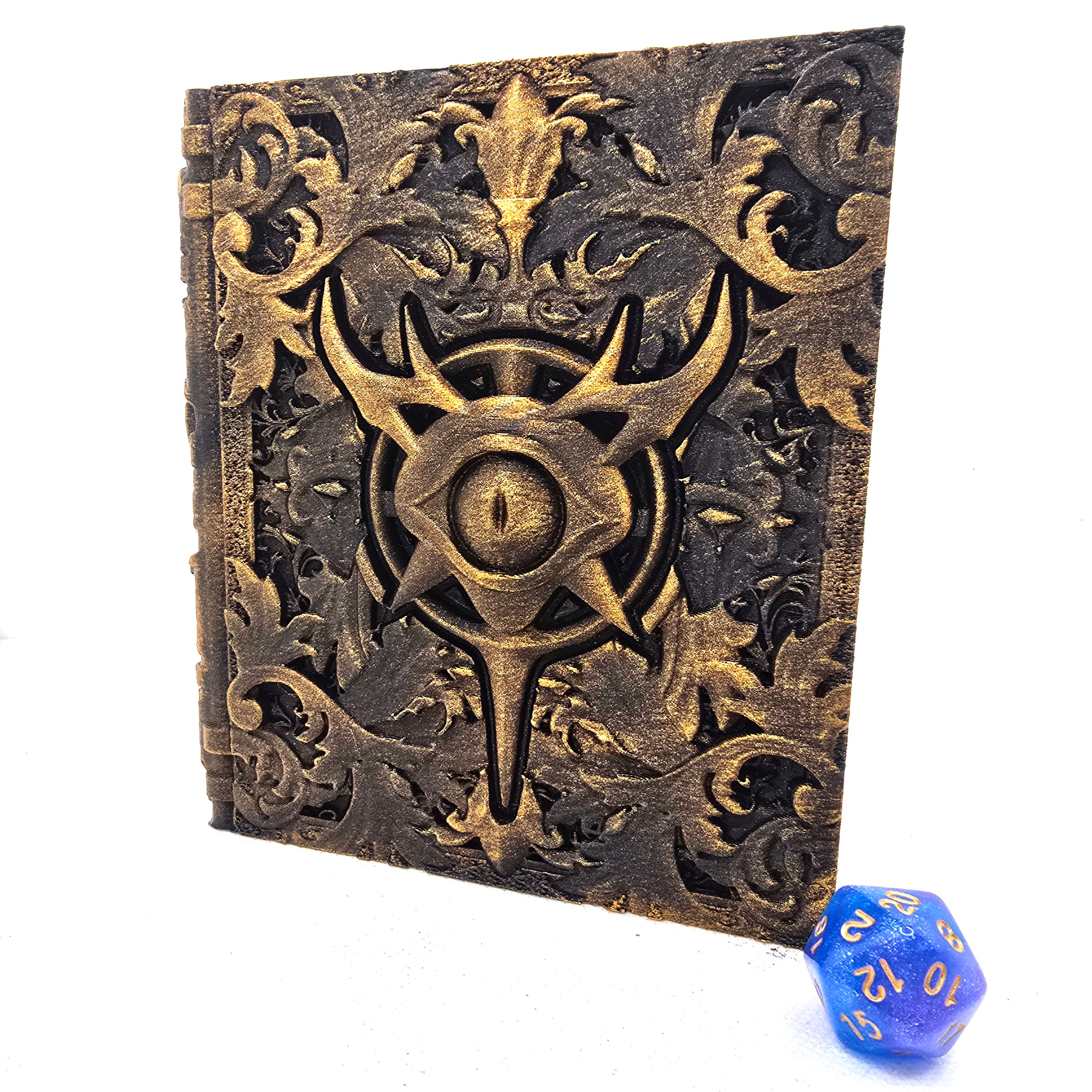Warlock Tome - Storage / Roll Tray / Dice Tower