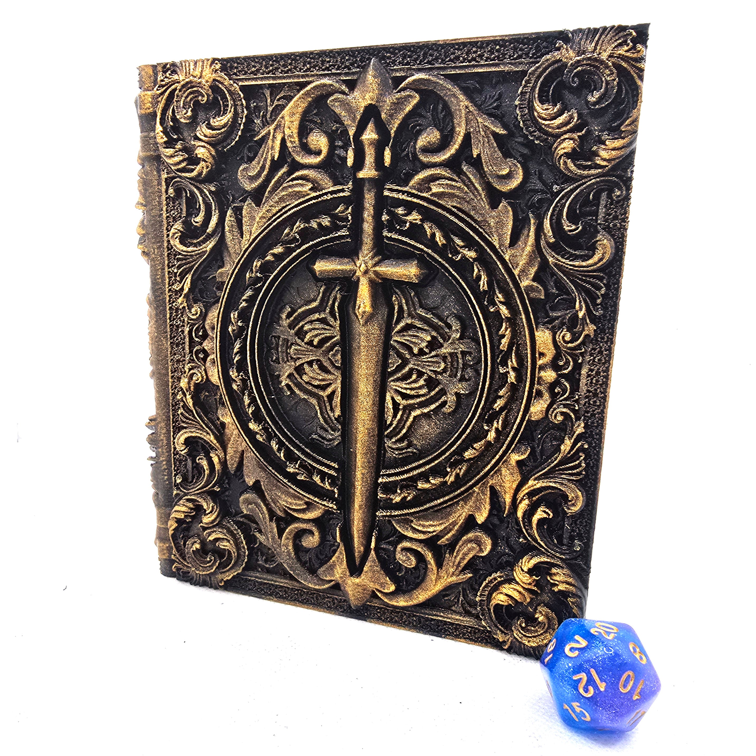 Fighter Tome - Storage / Roll Tray / Dice Tower